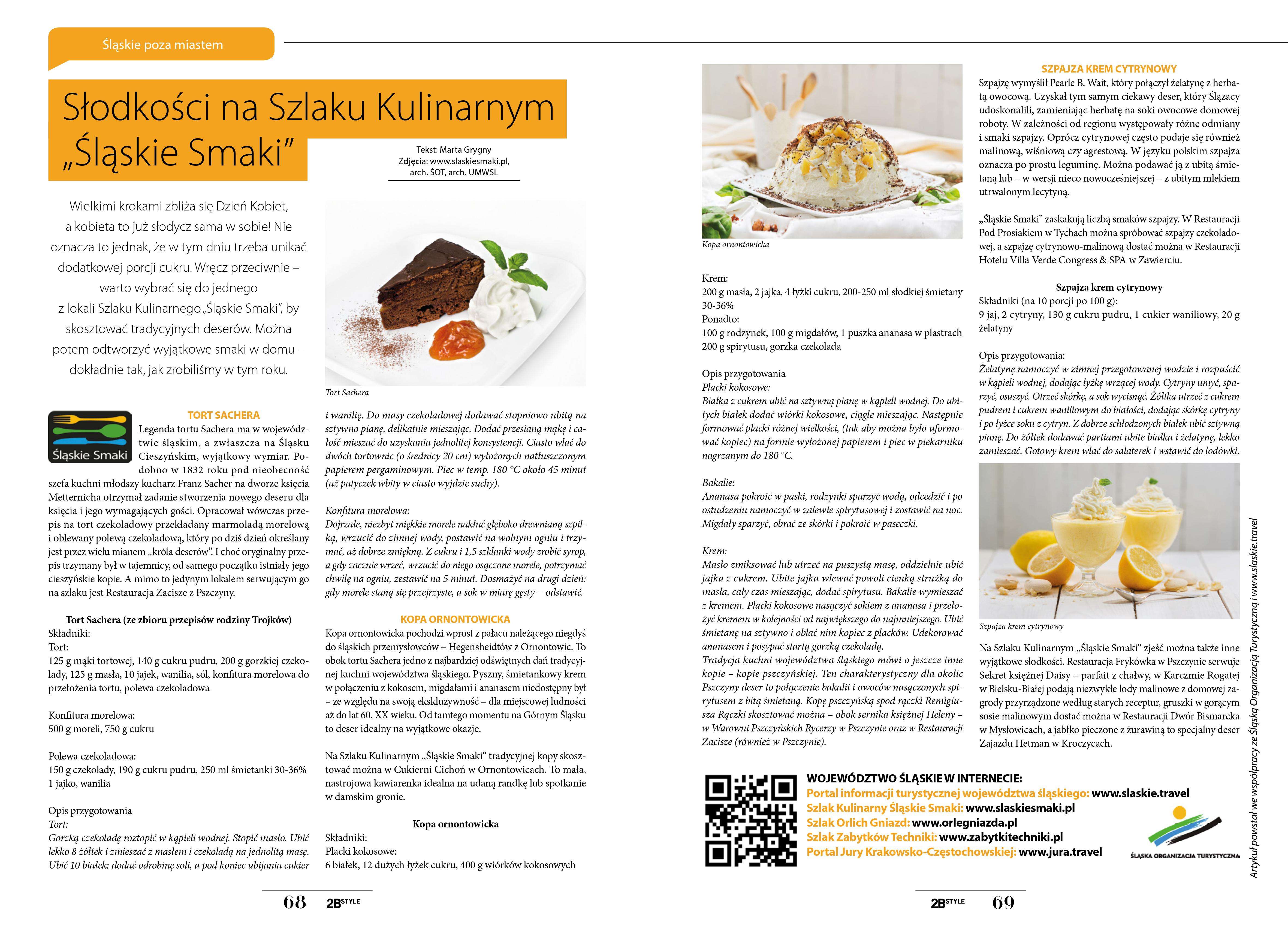 Słodkości na Szlaku Kulinarnym „Śląskie Smaki” w magazynie 2B Style