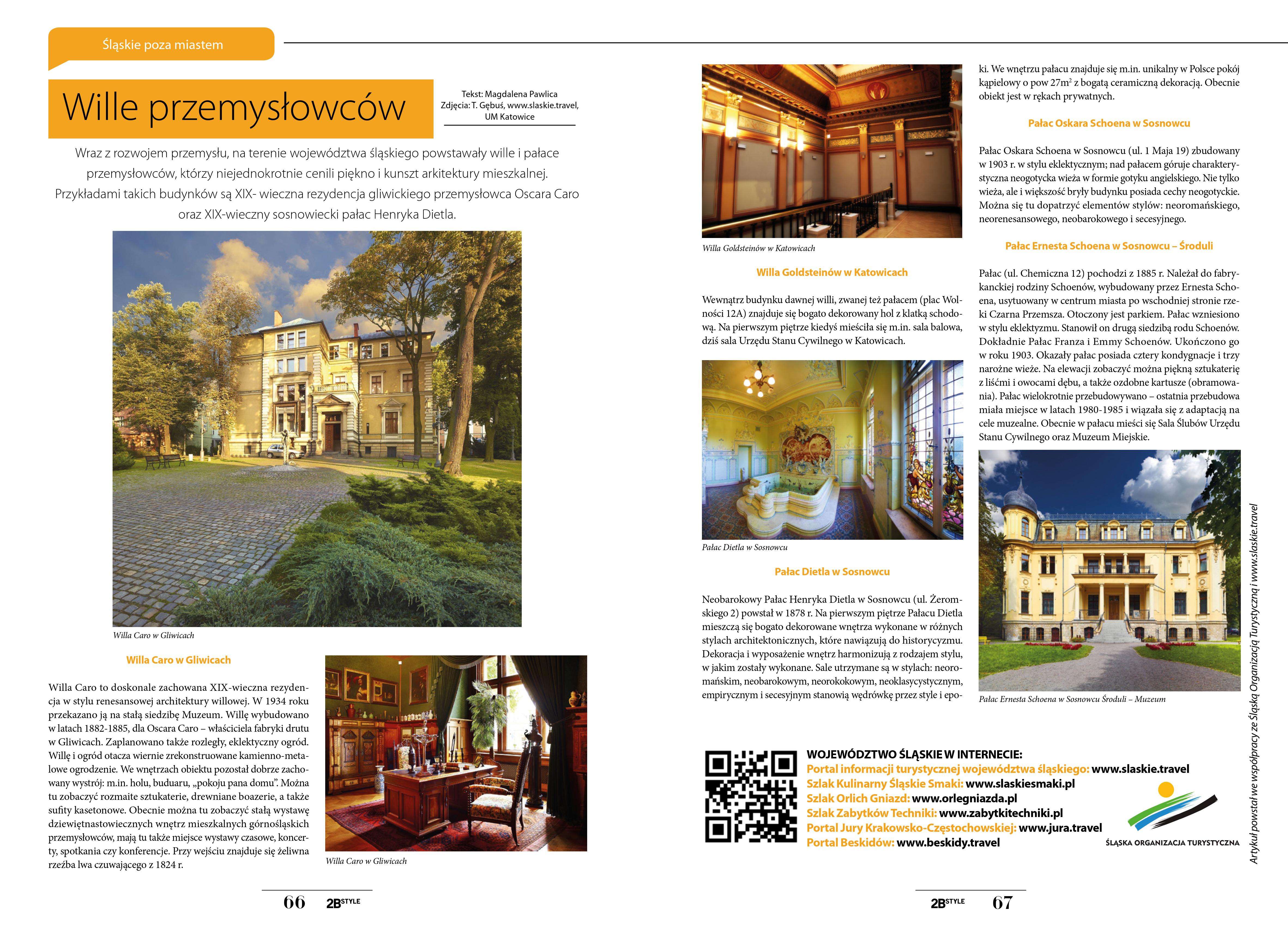„Wille przemysłowców” Śląskiego w magazynie 2B Style