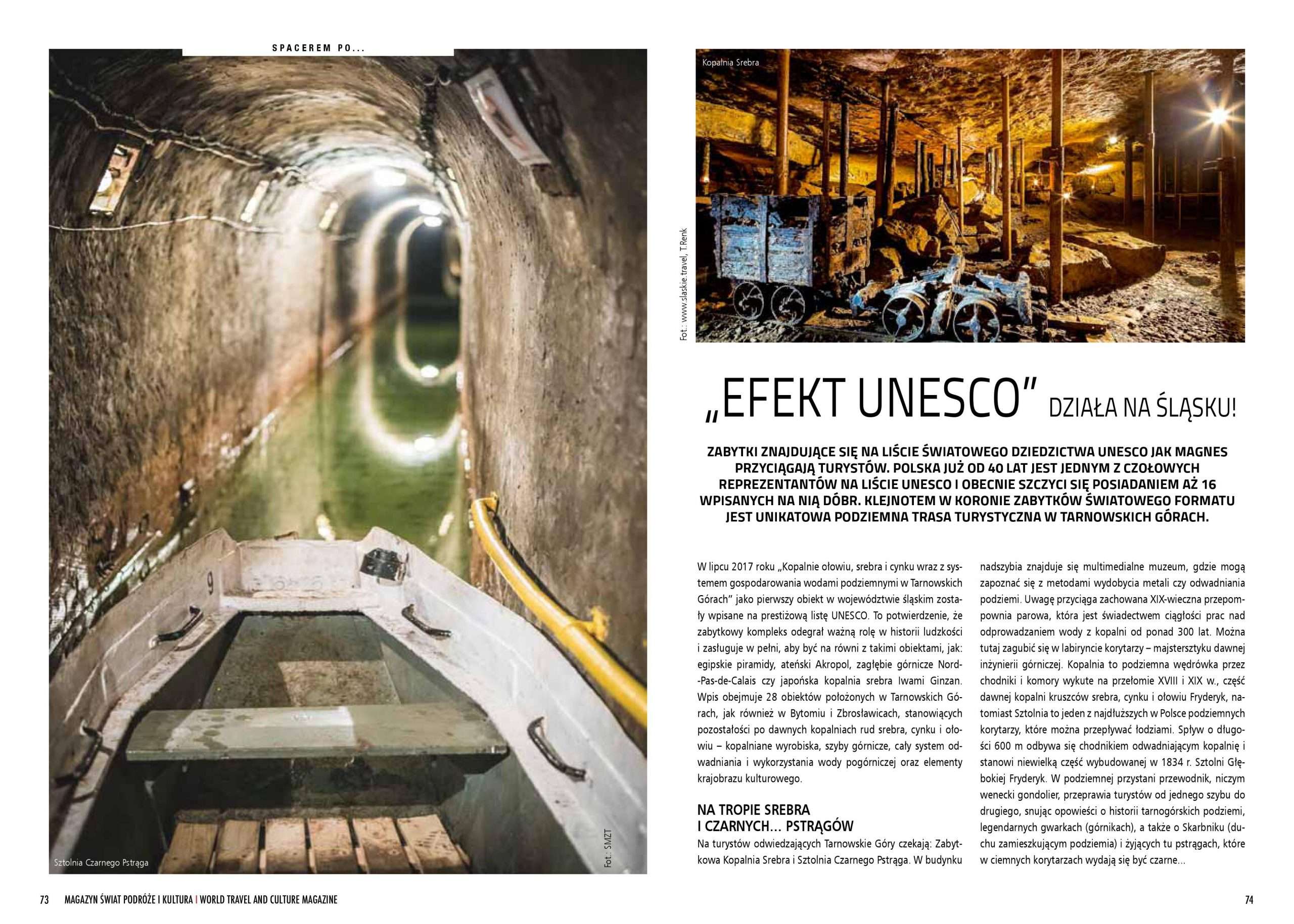 „Efekt UNESCO działa na Śląsku”/”Śląskie Smaki na talerzu” – w magazynie Świat Podróże Kultura