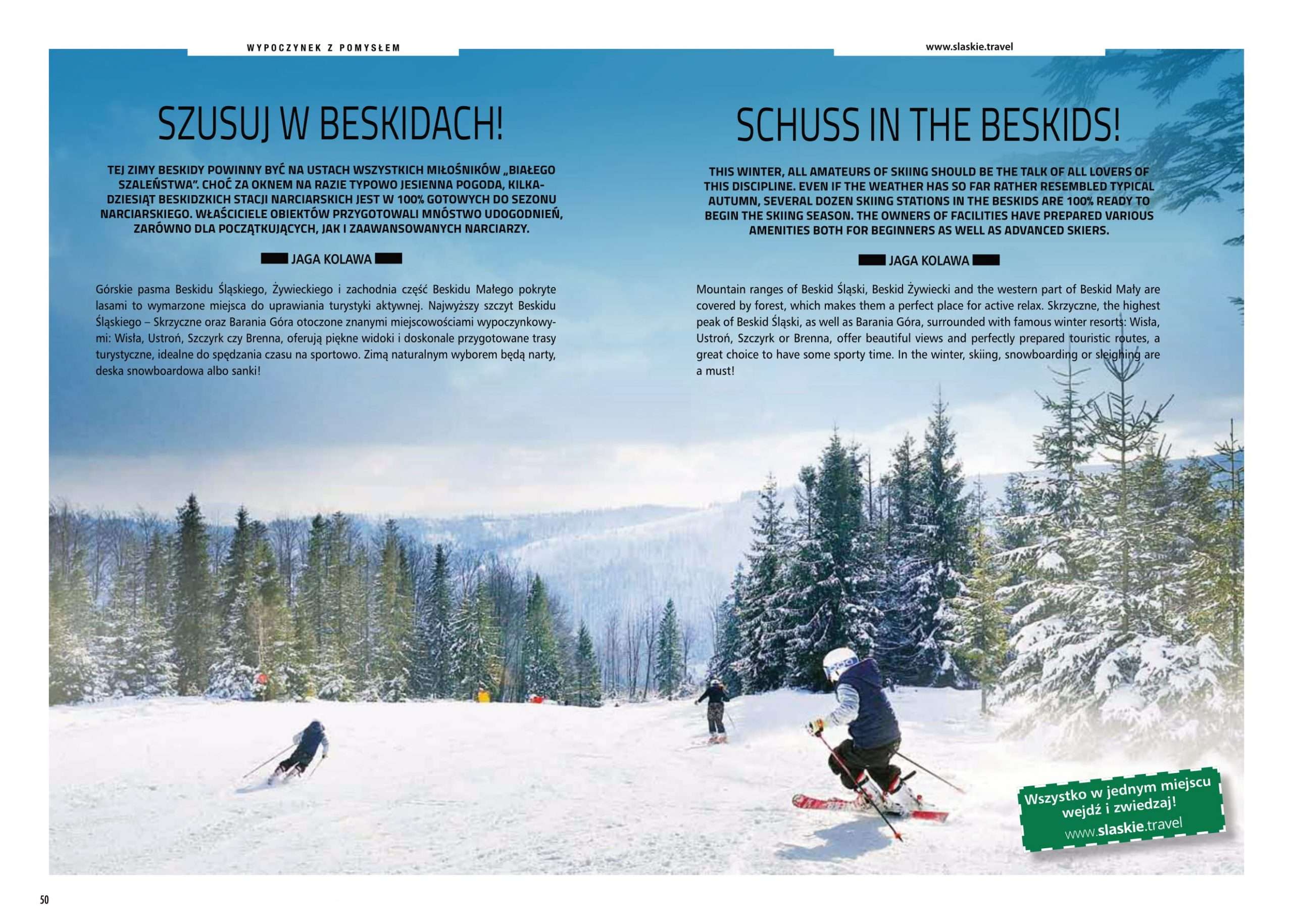„Szusuj w Beskidach!’– w magazynie Świat Podróże Kultura