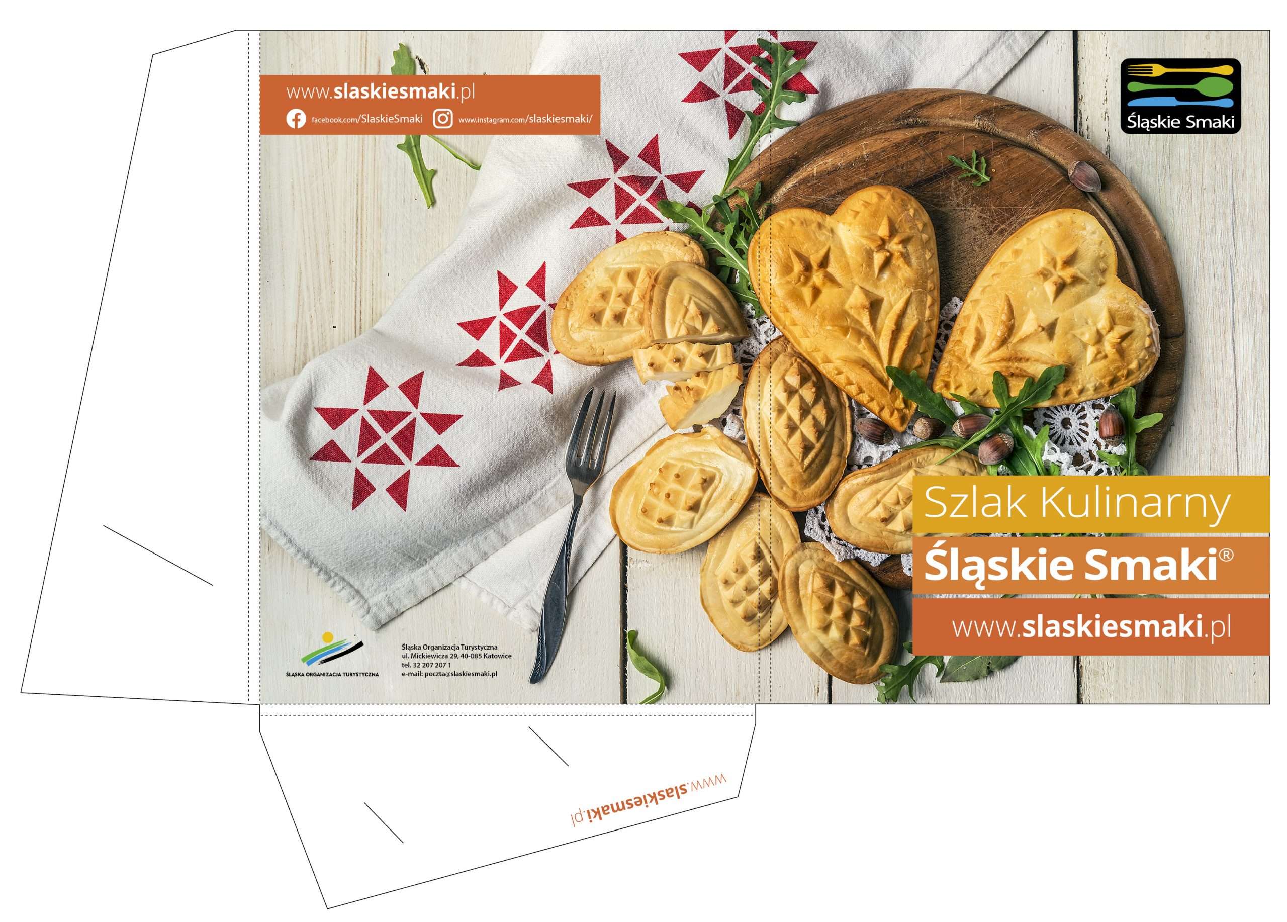 Teczki promocyjne Szlaku Kulinarnego Śląskie Smaki