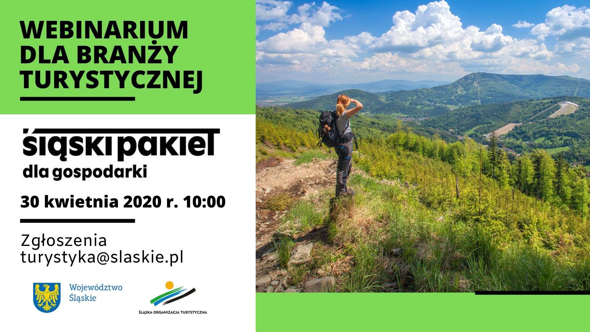 Webinarium dla branży turystycznej 30 kwietnia 2020 r. | Śląski pakiet dla gospodarki