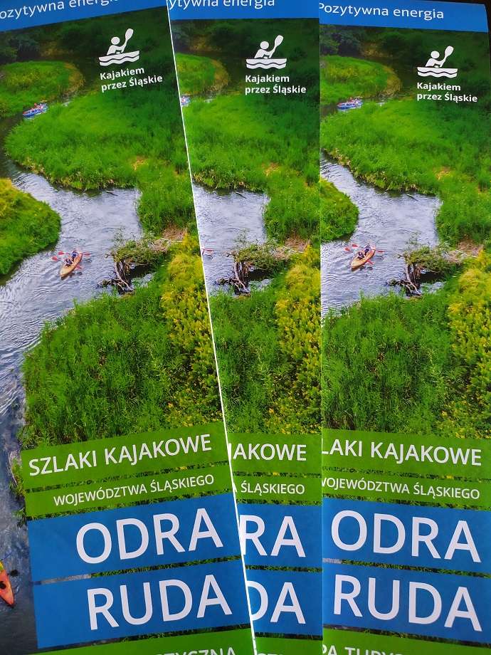 Kajakiem przez Śląskie – mapy szlaków kajakowych na rzekach: Odra i Ruda