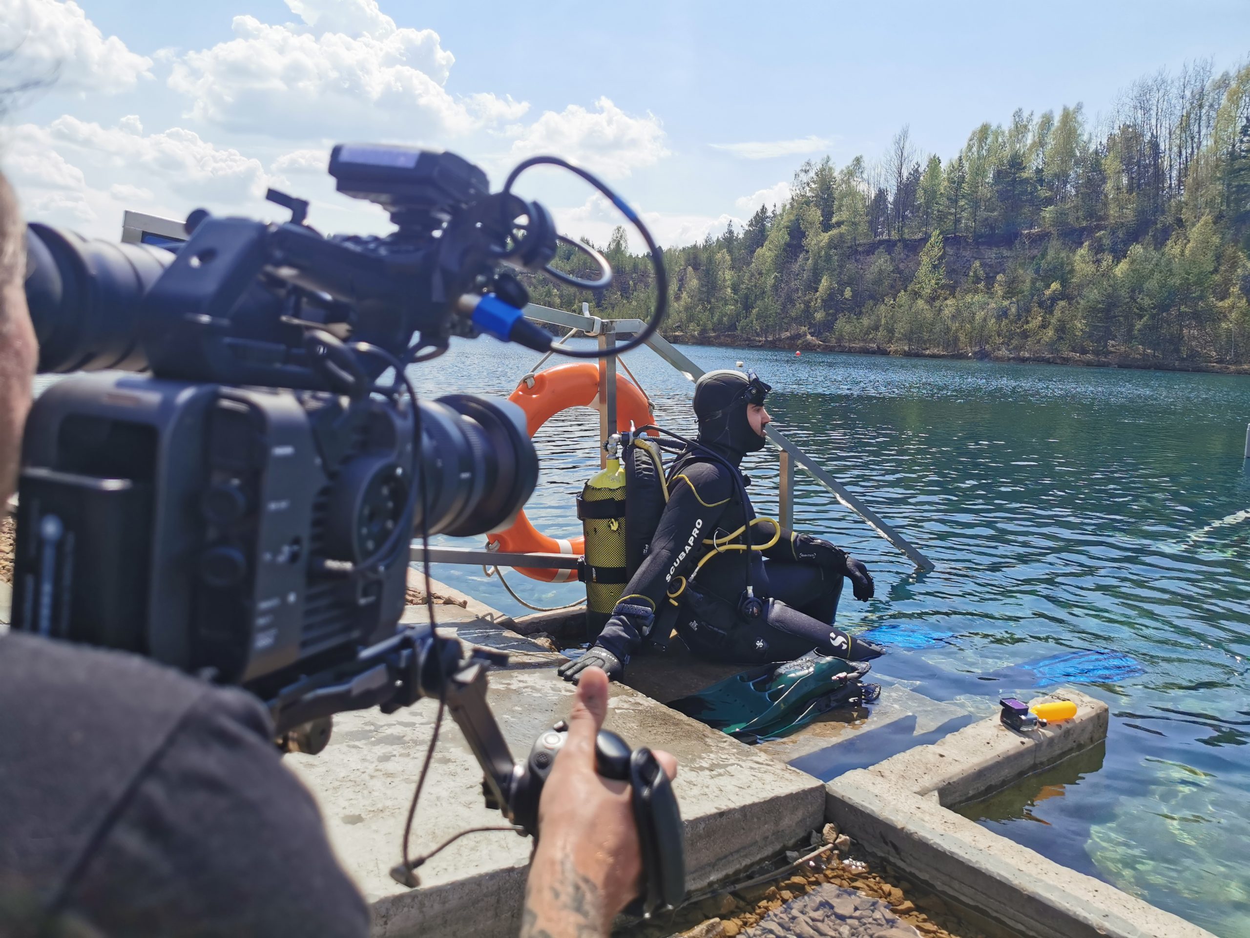 Projekt filmowy „Guy in the Sky” w województwie śląskim.