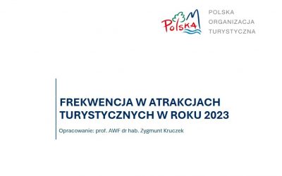 Raport Polskiej Organizacji Turystycznej – „Frekwencja w atrakcjach turystycznych w 2023 roku”