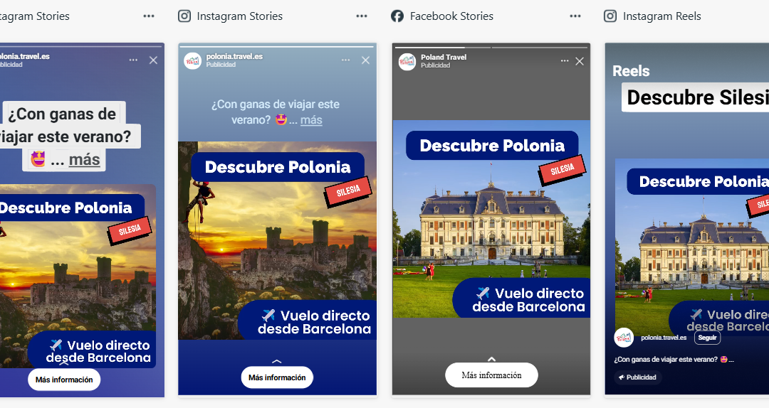 Kampania internetowa Śląskiego w Social Mediach ZOPOT Madryt i Rzym