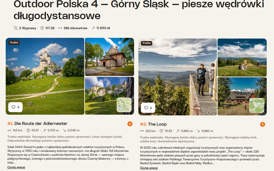 Śląskie promowane na niemieckim rynku turystycznym – kampania na platformie komoot